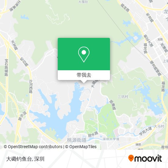 大磡钓鱼台地图