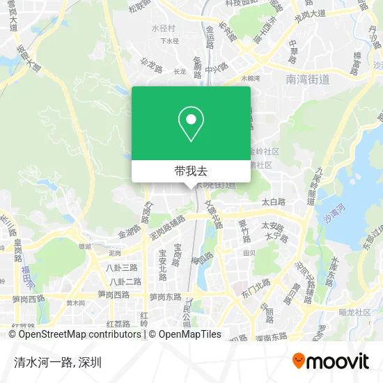 清水河一路地图