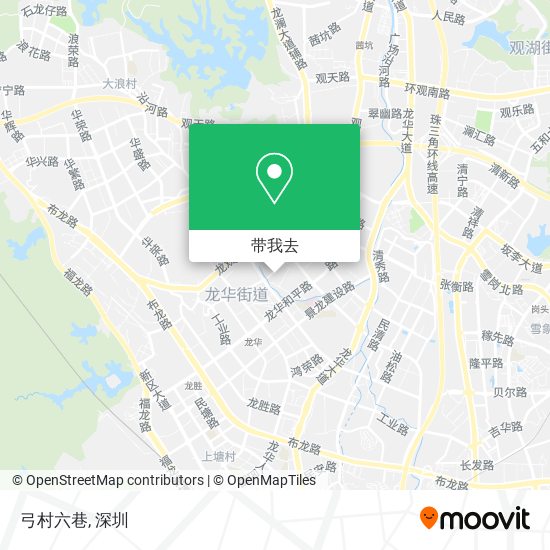 弓村六巷地图