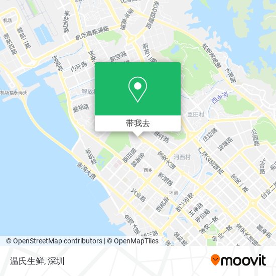 温氏生鲜地图