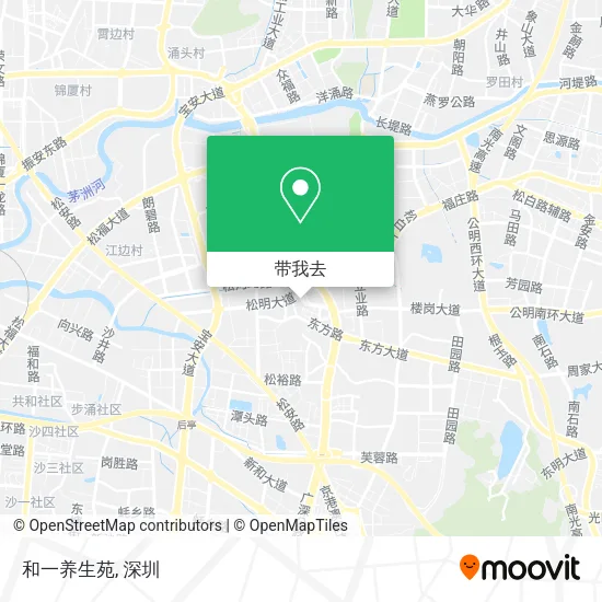 和一养生苑地图