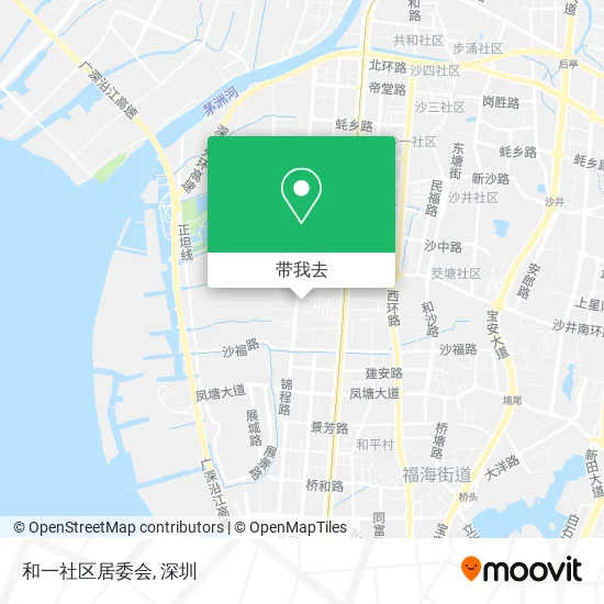 和一社区居委会地图