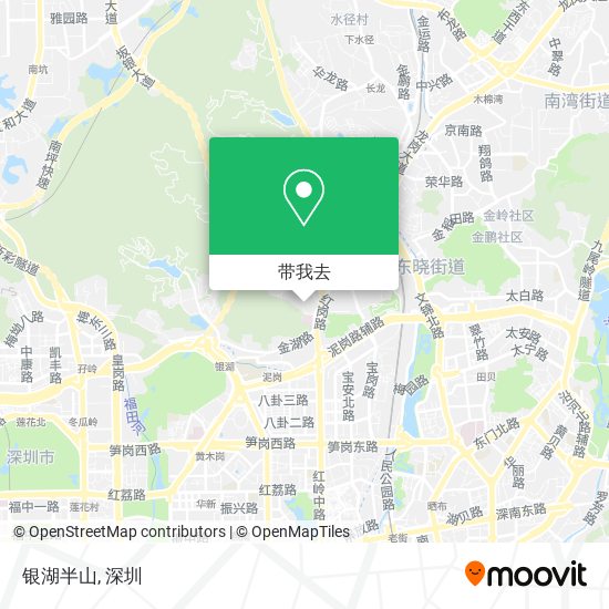 银湖半山地图
