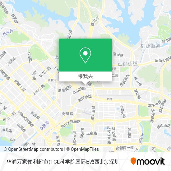 华润万家便利超市(TCL科学院国际E城西北)地图