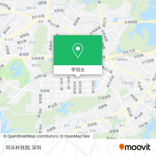同乐科技园地图