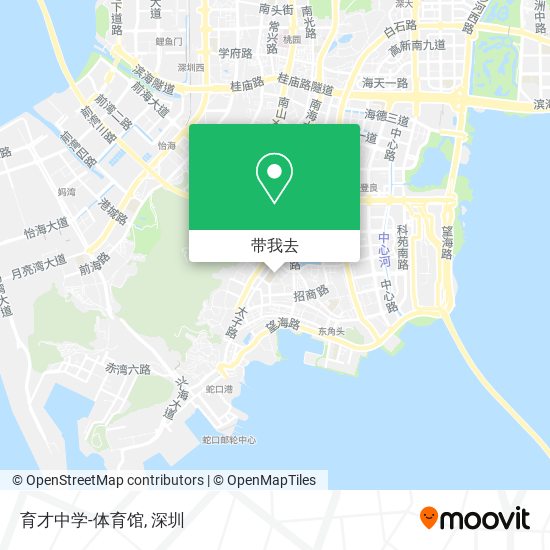 育才中学-体育馆地图