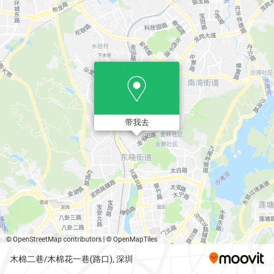 木棉二巷/木棉花一巷(路口)地图