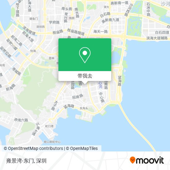 雍景湾-东门地图