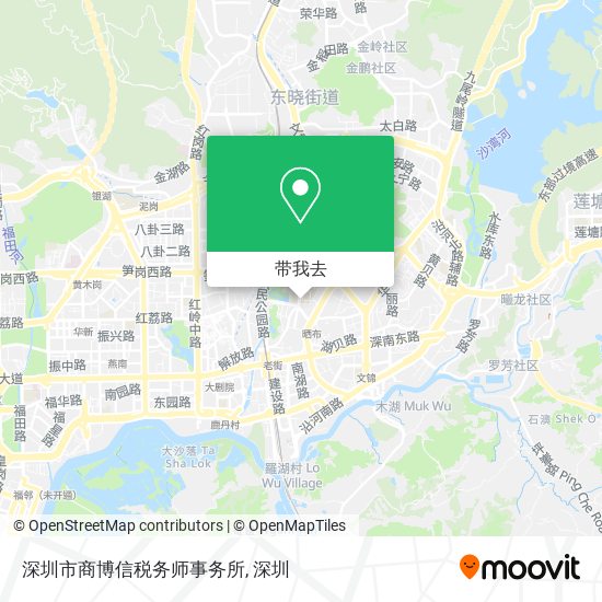 深圳市商博信税务师事务所地图