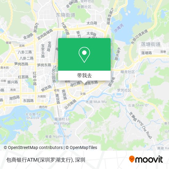 包商银行ATM(深圳罗湖支行)地图