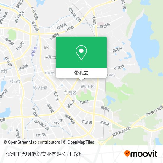 深圳市光明侨新实业有限公司地图
