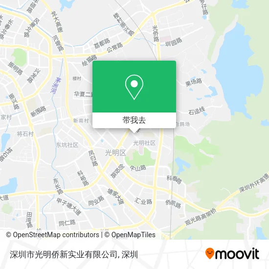 深圳市光明侨新实业有限公司地图