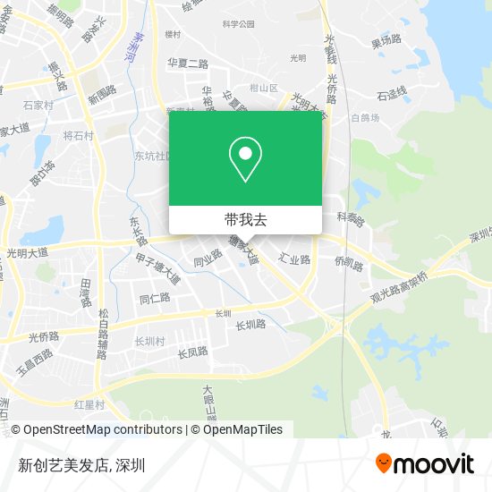 新创艺美发店地图