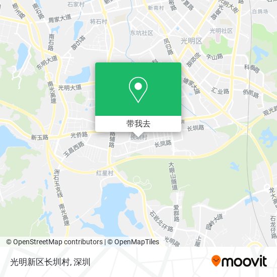 光明新区长圳村地图