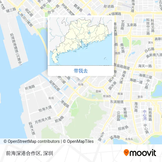 前海深港合作区地图
