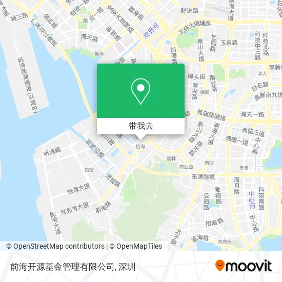 前海开源基金管理有限公司地图