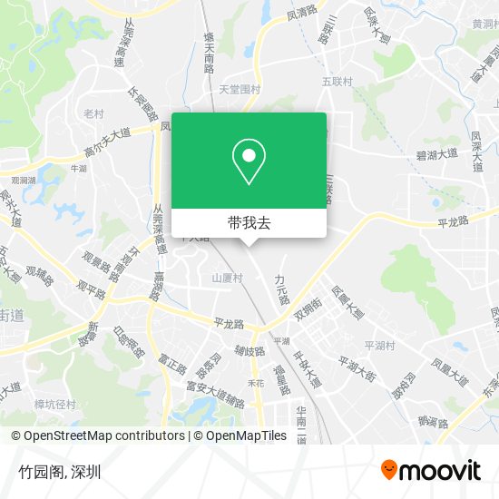 竹园阁地图