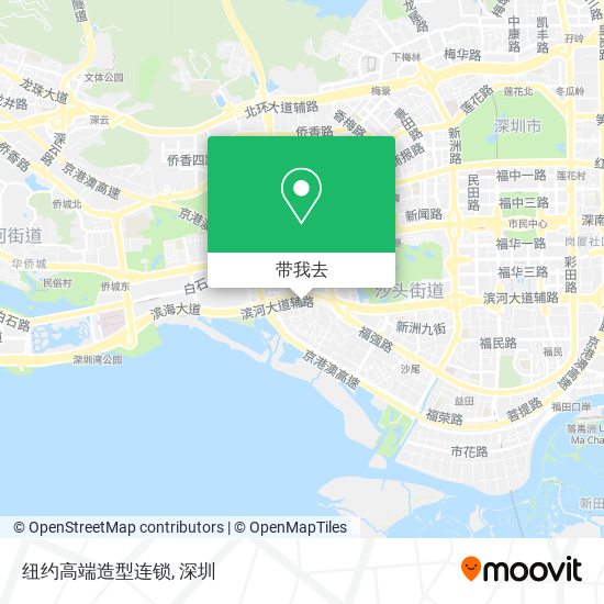 纽约高端造型连锁地图