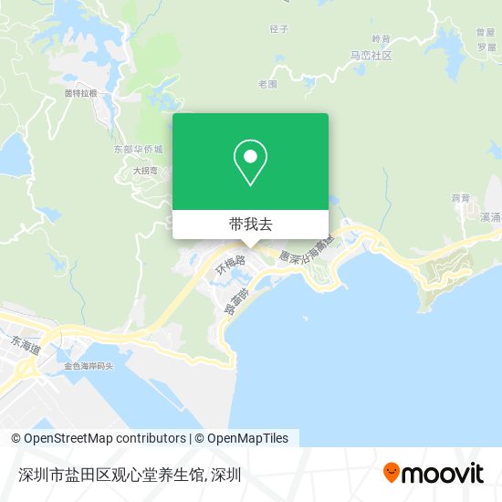 深圳市盐田区观心堂养生馆地图