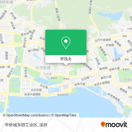 华侨城东部工业区地图