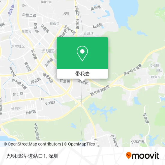 光明城站-进站口1地图