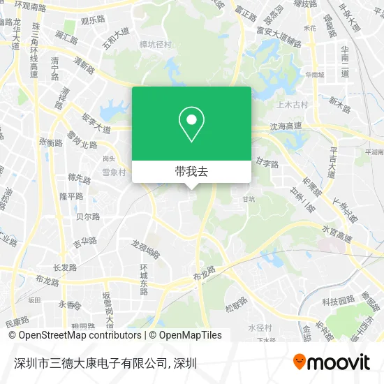 深圳市三德大康电子有限公司地图