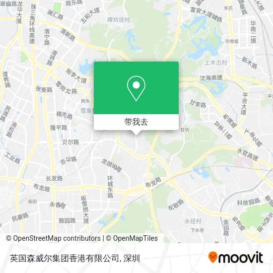 英国森威尔集团香港有限公司地图