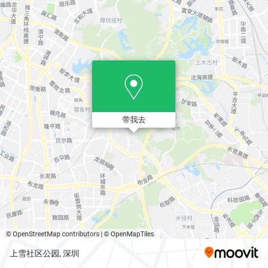 上雪社区公园地图
