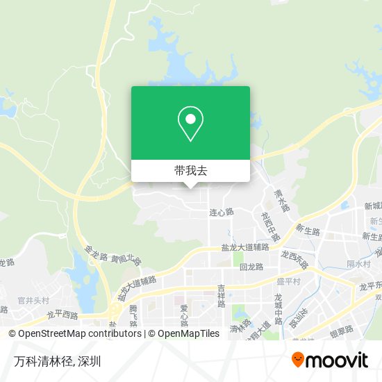 万科清林径地图