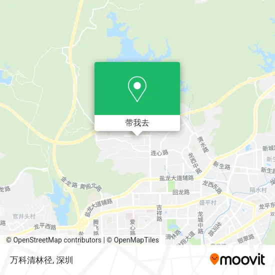 万科清林径地图