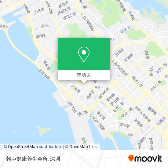 朝臣健康养生会所地图