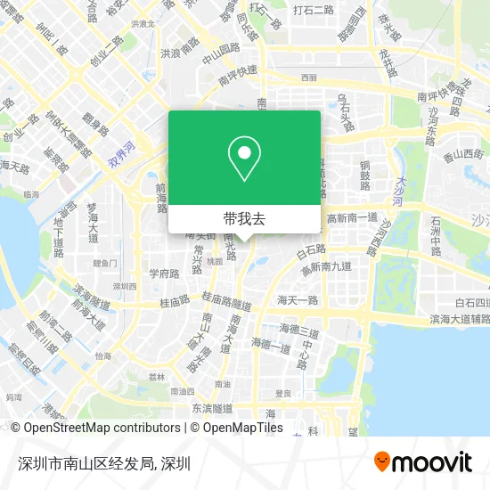 深圳市南山区经发局地图