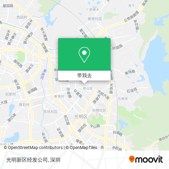 光明新区经发公司地图