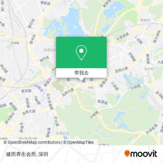 健而养生会所地图