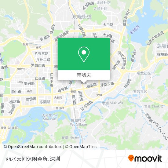 丽水云间休闲会所地图