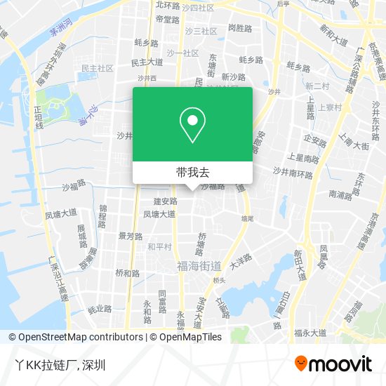 丫KK拉链厂地图