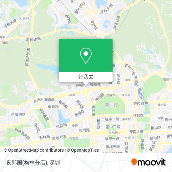 夜郎国(梅林分店)地图