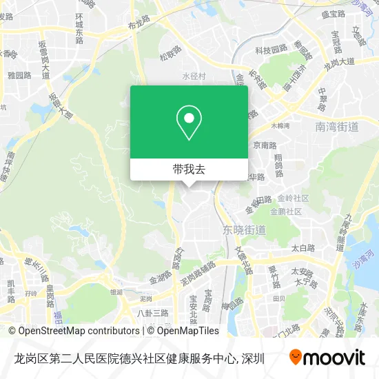 龙岗区第二人民医院德兴社区健康服务中心地图