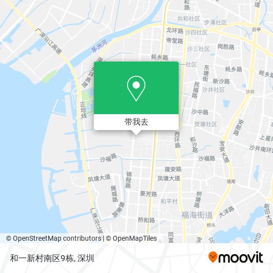和一新村南区9栋地图