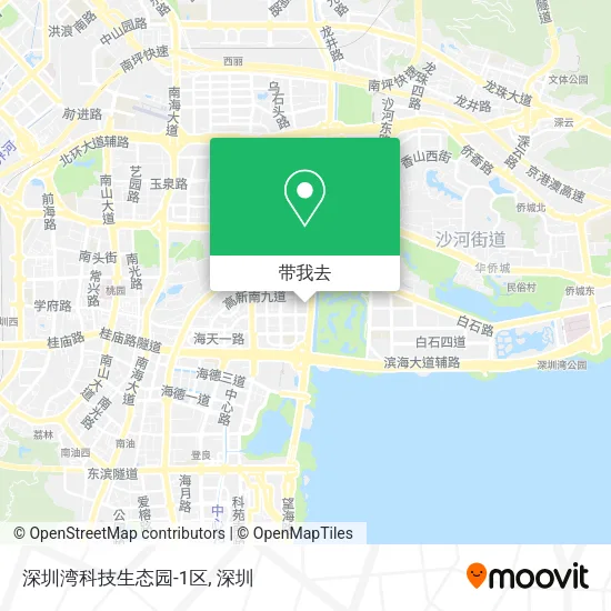 深圳湾科技生态园-1区地图