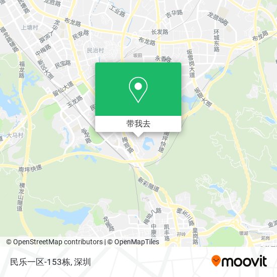 民乐一区-153栋地图