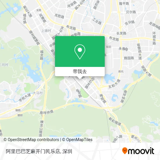 阿里巴巴芝麻开门民乐店地图