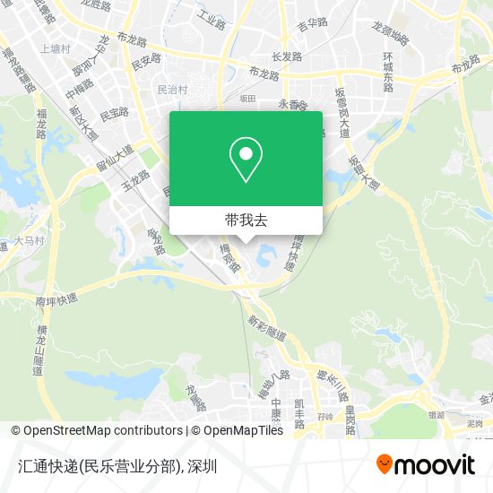 汇通快递(民乐营业分部)地图