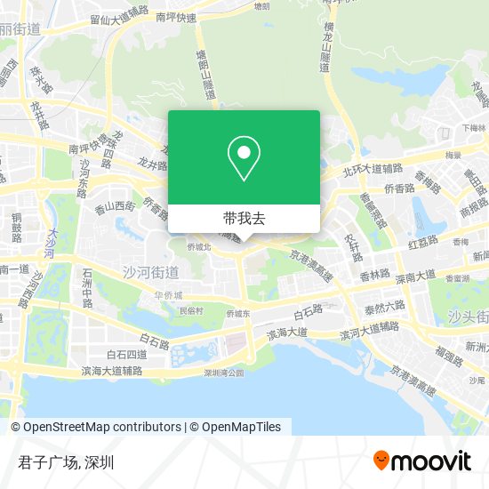 君子广场地图