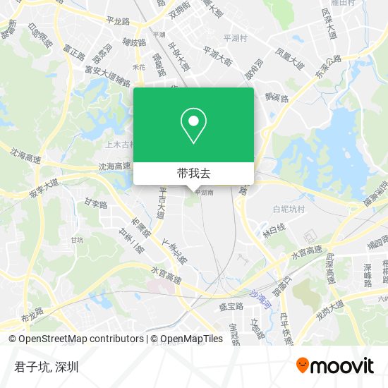 君子坑地图