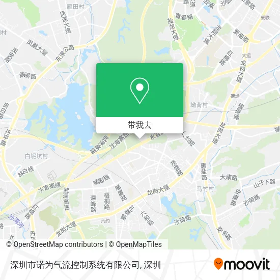 深圳市诺为气流控制系统有限公司地图