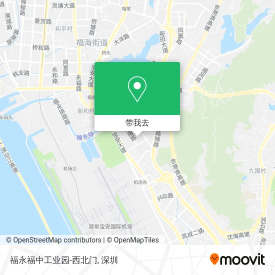 福永福中工业园-西北门地图