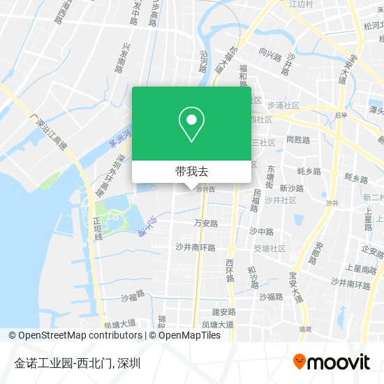 金诺工业园-西北门地图