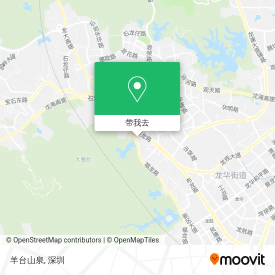 羊台山泉地图