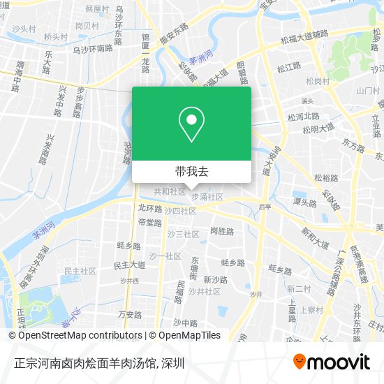 正宗河南卤肉烩面羊肉汤馆地图